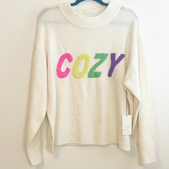 Cozy Women's Crewneck Pullover Sweater - A New Day™ XXL NWT - Picture 1 of 5